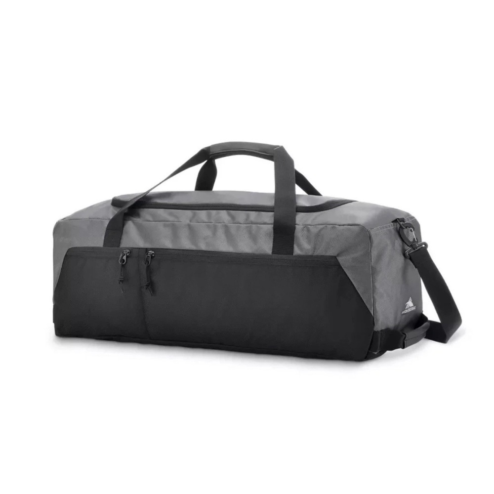 High Sierra Black and Gray Duffel Bag